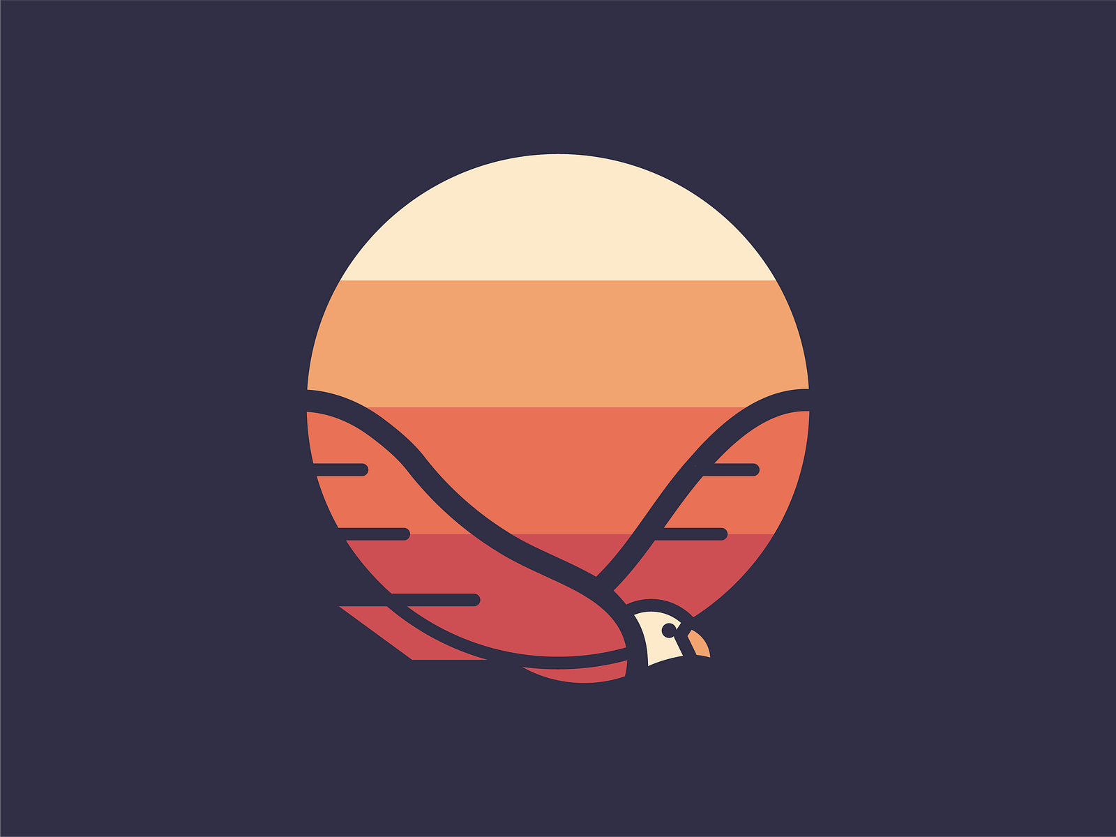Soaring in the Sunset by Jared Rauh on Dribbble