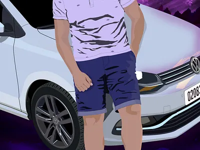 Polo illustration photoshop vectorart