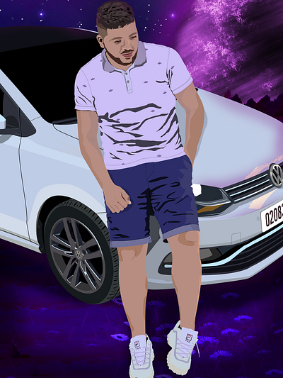 Polo illustration photoshop vectorart