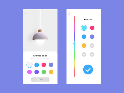 Color adjustment cartoon design icon logo ui