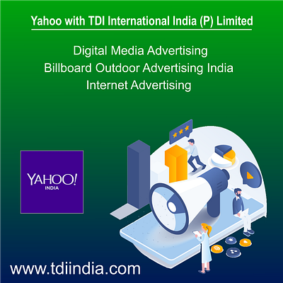 Yahoo with TDI International India airport advertising india delhi metro advertising india.1 indian outdoor market mobile mobile advertising online advertising retail advertising yahoo