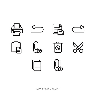 Office outline icon flat flaticons graphic design icon iconapp icondesign iconset illustrations logo minimal ui ux webicons