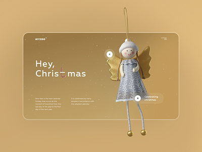 Christmas angel christmas design dailyui new year ui uiux ux web design