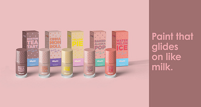 Branding and Packaging project done for Milk Paint animation branding agency branding design illustration motion design package design packagedesign packaging packaging design packagingdesign