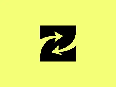 Mark No.2 Arrow, Letter Z branding logo
