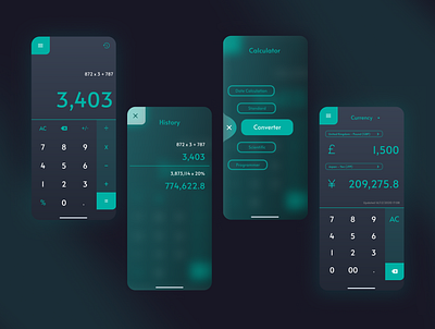 Calculator app design mobile app design ui ui design ux ux design