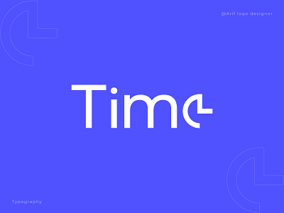 Time Typography best logo designer branding branding agency business logo checkmark clock identiy lettering logo logo design logo designer logo trends 2021 logotype modern logo shedule simple time typography watch wordmark