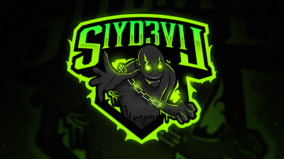 SIYD3VIL® ESPORTS LOGO branding design esports logo illustration logo mascot mascot character