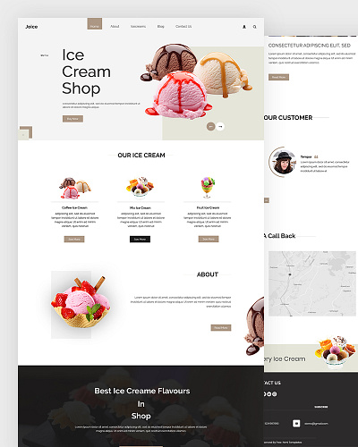 Joice bakery bootstrap business cakes cakeshop css html5 icecream pastry responsive shop template