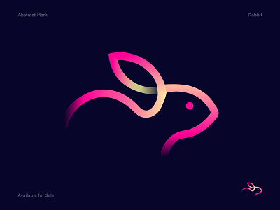 Rabbit Modern Abstract Mark Logo abstract logo brand mark creative logo gradient gradient logo logo logo symbol logodesign logomark logos logotype mark modern logo rabbit rabbit logo rabbit mark rabbit symbol rabbits rabbixel symbol design