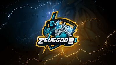 ZEUSGODS 1 ® ESPORTS LOGO branding design esports logo illustration logo mascot mascot character