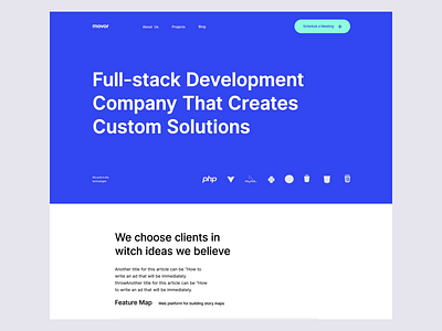 Movor - Full-stack Development after effect aftereffects animated animation animation after effects animation design bazen agency dashboard dashboard design dashboard ui develop product design ui uiux web app web design web design agency web design and development web designer web development