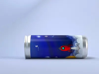 Clouds brand identity energy drink logo design packaging design