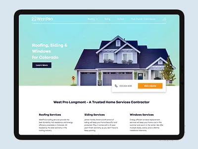 4 Seasons Roofing adobe aftereffects animation branding design design thinking graphic design homepagedesign illustration motion design ui ux video web web design webdesign website website design
