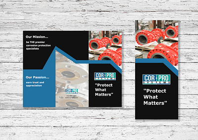 Corrosion Protection Tri-fold Brochure Design adobe adobe illustrator auspicious brand brand identity brochure brochure design corrosion corrosion protection creative graphic graphic design graphic designer illustration illustrator tri fold brochure tri fold brochure design typography vector visual identity