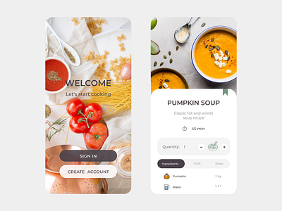 Cooking cook cooking design ui ux