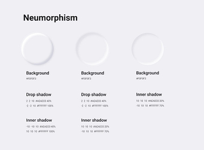 Neumorphism design minimal neumorphic design neumorphism webdesign