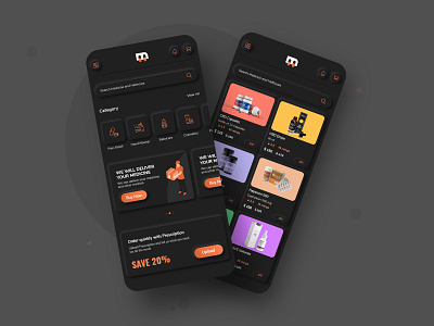 Medicine Delivery App Design android app app design concept delivery app delivery service design designers ios app medical app medicine mobile app design mobile app development mobile application neumorphism neumorphism app neumorphism ui tonic uiux design
