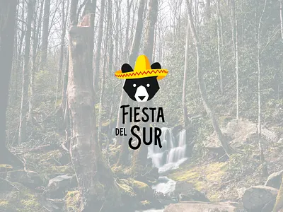 fiesta del sur animal animation art bear branding design flat graphic design icon illustration illustrator logo logodesign vector