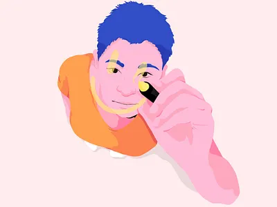 Masquerade editorial illustration female illustration illustrator josephinerais modern art perspective procreate undefined