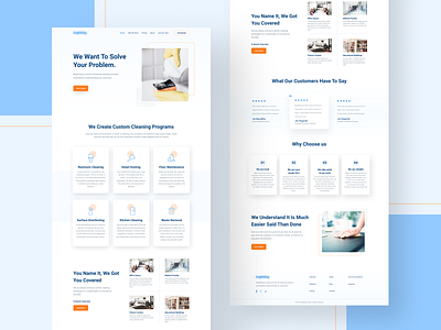 Cleaning Service Homepage clean ui cleaning service creative landing page creative landing page design home page homepage homepage design landing page landing page design ui design uidesign uiux ux design web design webdesign website design website ui