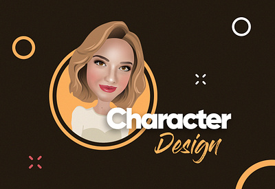 Character Design beauty charachter design character charicature dribble portre woman