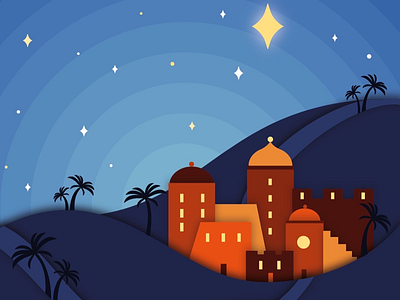 Holy Night bethlehem christmas city jesus