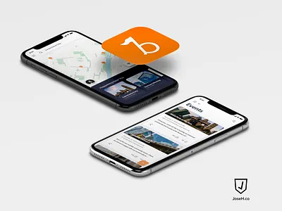 Buurt - Stay in touch with your neighborhood app branding design ui ux website