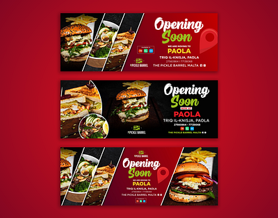 Facebook Cover photo banner banner ad banner design branding design art designer facebook cover fiverr flyer design food banner restaurant retaurant cover photo