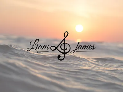 Liam James Music LOGO branding design fiverrgigs icon logo minimalist logo monogram logo vector