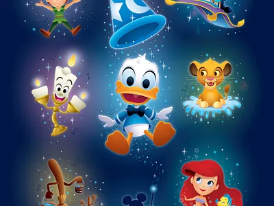 A Symphony of Cute adobe illustrator character design cute disney illustration jerrod maruyama jmaruyama kawaii vector wonderground gallery