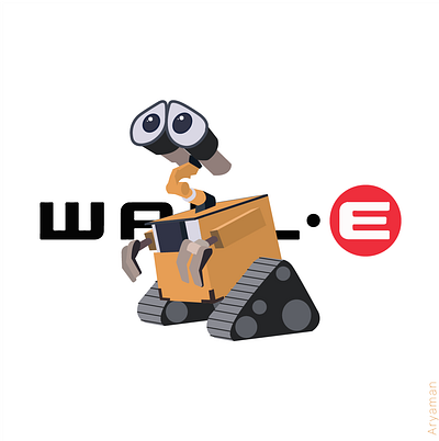 WALL-E Tribute 2d character character design design graphic design illustration illustrator tribute tribute video vector video wall e movie walle