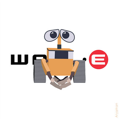 WALL-E Tribute 2d character character design design graphic design illustration illustrator movie tribute tribute video wall e wall e movie walle