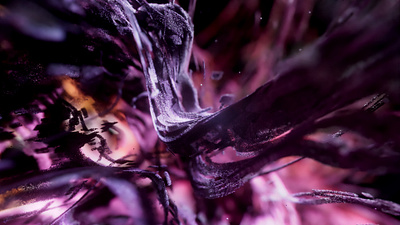 Particle Flow 3d abstract cgi design digital art generative particles render