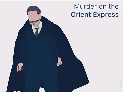 Murder on the Orient Express 2d character character design design graphic design illustration illustrator murder on the orient express