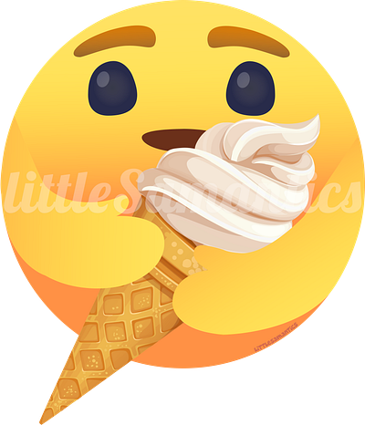 Ice Cream Lover branding design icon illustration vector
