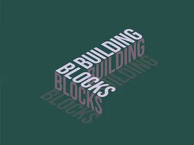 Building Blocks design kinetic kinetic typography typography