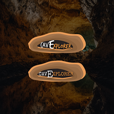 Logo Design for Cave Explorer adobe xd aesthetic brand design branding cave explorer front end idea illustration inspiration logo vector