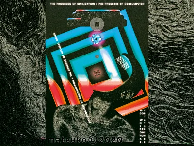 Progless creative design graphic illustration poster ui