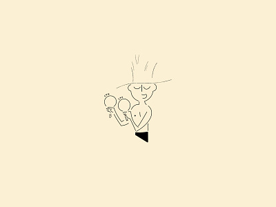 CHK CHK beach flat illustration logo minimal minimalism minimalist music simple sketch stickers summer vector