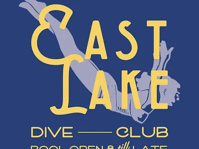 East Lake Dive Club atlanta branding identity logo