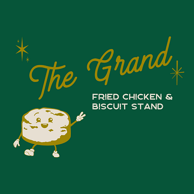 The Grand Fried Chicken & Biscuit Stand branding design identity