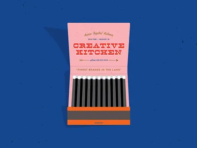 Vintage Matchbook illustration branding color colors design illustraion illustration illustrator matchbook packaging print design typography vector vintage