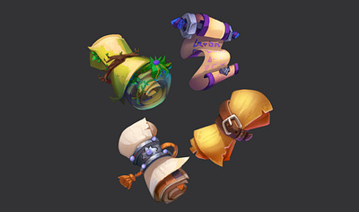 scrolls 01 digital painting game art game artist game dev game icons icon
