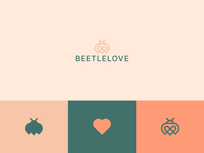 Beetle Logo ( For sale ) abstract animal awesome beetle brand company design heart insect logo logodesign love minimalist modern vector