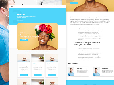 Mond Blog pages blog blog post cards dental filters health items medical smile ui ux webdesign
