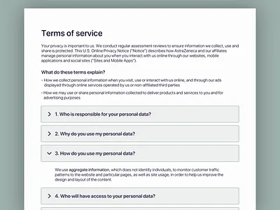 Daily ui 089 - Terms of service 089 daily ui privacy policy terms of service