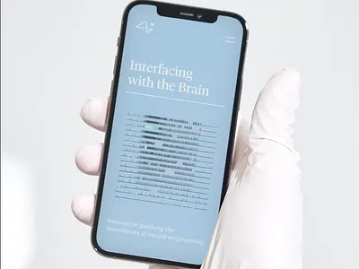 Neuralink - Mobile branding design graphic design health healthtech identity illustration link logo medical neuroscience san francisco science typography ui ux website