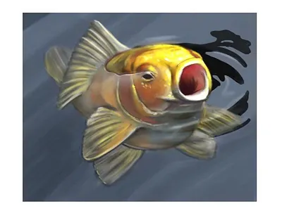 fish painting design