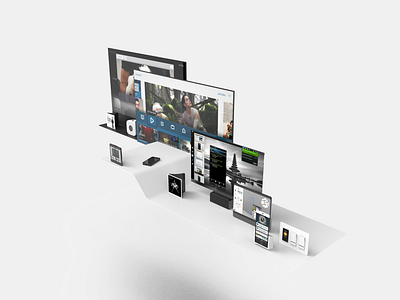 Hero Shot interaction design interface design iot product design smarttv